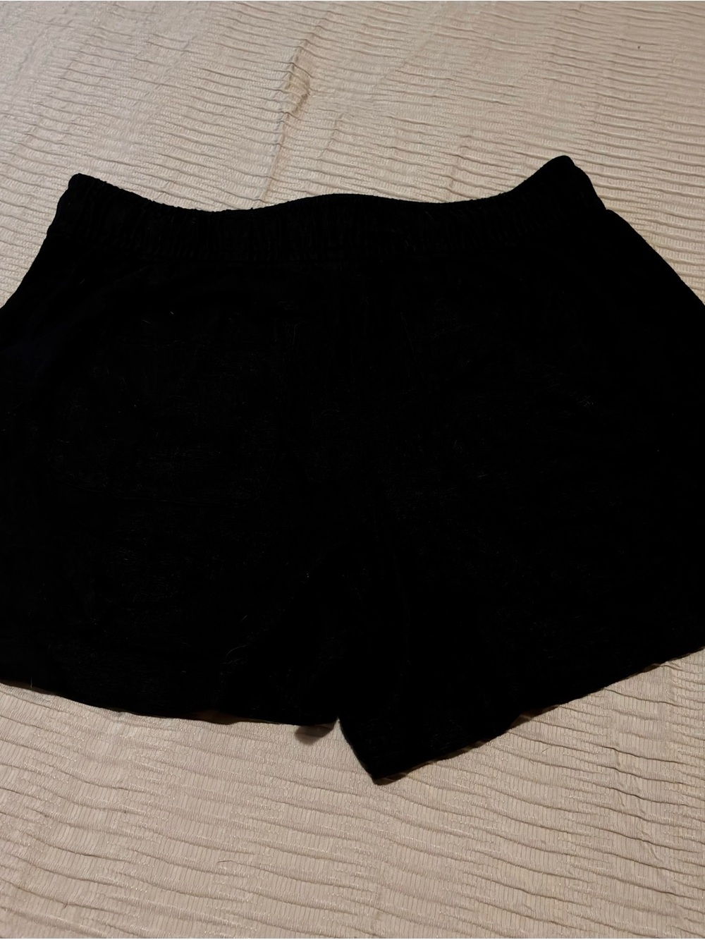 GAP Black Drawstring Linen Shorts - Picture 3 of 5